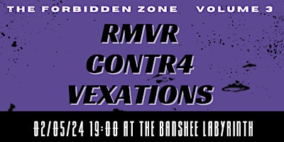 TFZ VOLUME 3 : RMVR + CONTR4 +  THE VEXATIONS primary image