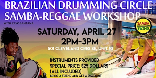 Image principale de Brazilian Drumming Workshop