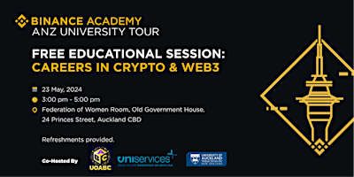Imagen principal de Binance Academy University Tour Workshop: Careers in Crypto & Web3