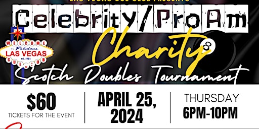 Las Vegas Cue Club Celebrity ProAm Charity 8ball Tournament primary image