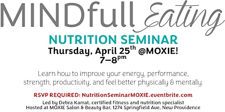 Nutrition Seminar: Let's Clear Up the BS
