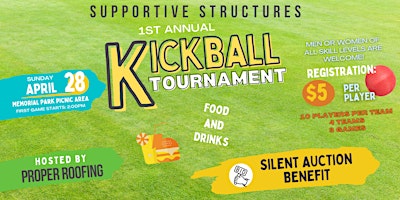 Primaire afbeelding van Supportive Structures Kickball Tournament