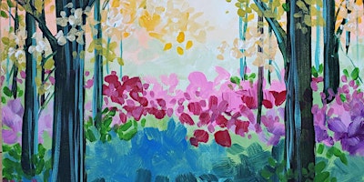 Primaire afbeelding van Wild Flower Forest - Paint and Sip by Classpop!™