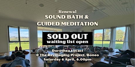 RENEWAL: Sound Bath & Guided Meditation (Boneo, Vic) primary image