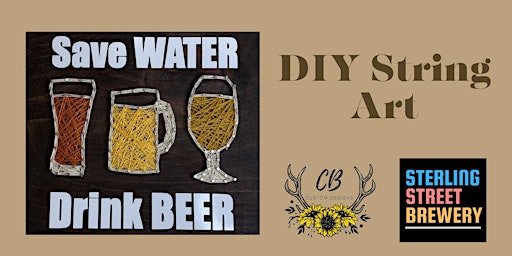 Imagen principal de Beer DIY string art with CB Custom Designs