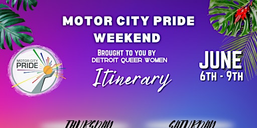 Imagem principal do evento Motor City Pride Weekend 2024