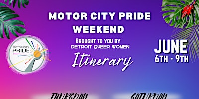 Image principale de Motor City Pride Weekend 2024