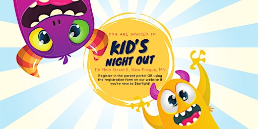 Immagine principale di KID'S NIGHT OUT | STARLIGHT PRODUCTIONS 