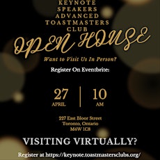 ONLINE ONLY KEYNOTE OPEN HOUSE EVENT REGISTRATION