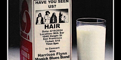 Imagem principal de Hair, Harrison Flynn, and Magick Blues Band