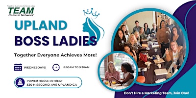 Imagem principal do evento Upland Boss Ladies, Come Vibe With Your Tribe!