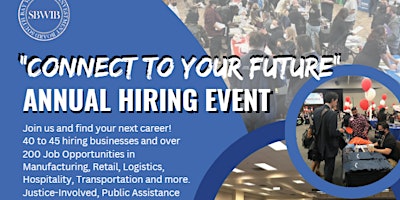 Connect To Your Future Spring Hiring Event-  Time Slot 1:15pm primary image