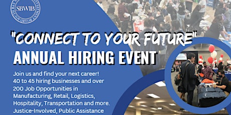 Connect To Your Future Spring Hiring Event-  Time Slot 2:00pm