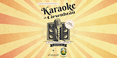Karaoke at Giesenbräu Bier Co.| Hosted by Starlight Productions primary image