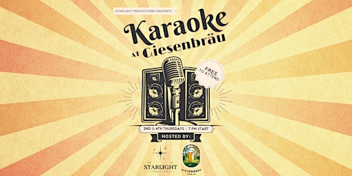 Imagen principal de Karaoke at Giesenbräu Bier Co.| Hosted by Starlight Productions