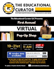 First Annual Virtual Pop-Up Shop Event