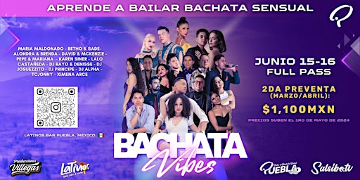 Image principale de BACHATA VIBES PUEBLA 2024  -