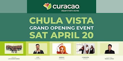 Imagem principal do evento Curacao Chula Vista’s FREE Grand Opening Event