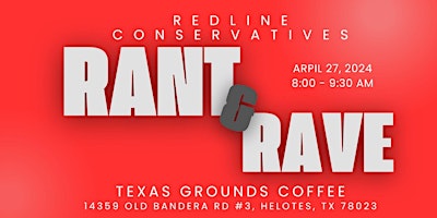 Imagem principal do evento REDLine Conservatives Rant & Rave