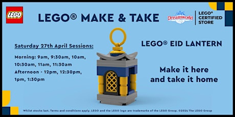 Eid Lantern LEGO Make and Take - 10:30am