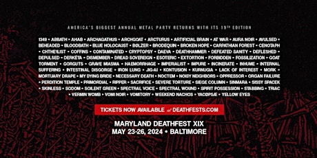 Maryland Deathfest XlX