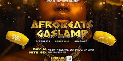 AFROBEATS GASLAMP primary image