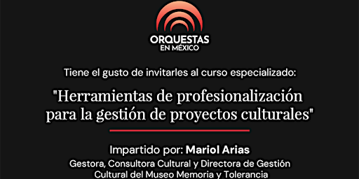 Image principale de Herramientas de profesionalización para la gestión de proyectos culturales