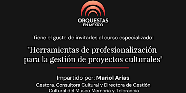 Herramientas de profesionalización para la gestión de proyectos culturales