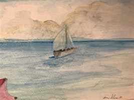 Immagine principale di Watercolor Sailing in Narragansett Bay Paint Class 