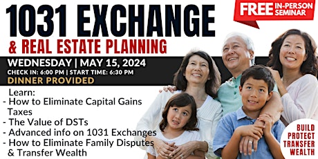 1031 Exchanges & Real Estate Planning Seminar primary image