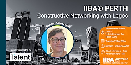 Imagen principal de IIBA® PERTH - Constructive Networking with Legos