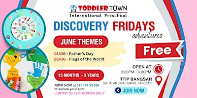 Discovery Fridays Adventures @ Bangsar primary image