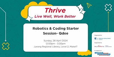Robotics & Coding Starter Session- Qdee | MakeIT primary image