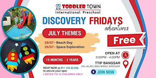 Discovery Fridays Adventures @ Bangsar  primärbild