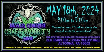 Image principale de Blair County Craft & Oddity Show