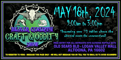 Imagen principal de Blair County Craft & Oddity Show