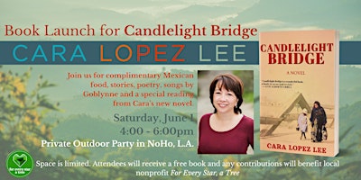 Hauptbild für Book Launch for Candlelight Bridge - Cara’s L.A. Party