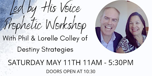 Led by His voice Prophetic Workshop primary image