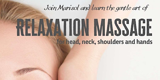 Imagen principal de Relaxation Massage Workshop