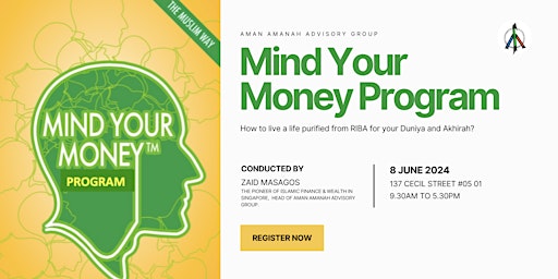 Imagem principal do evento Mind Your Money The Muslim Way