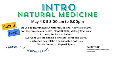 Imagen principal de Intro to Natural Medicine