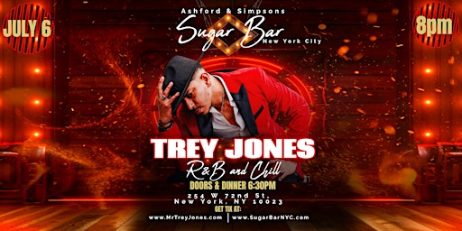 TREY JONES LIVE AT THE SUGAR BAR - R&B AND CHILL primary image
