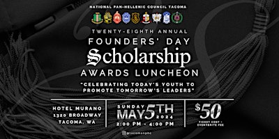 Hauptbild für 28th Annual Founders' Day Scholarship Awards Luncheon