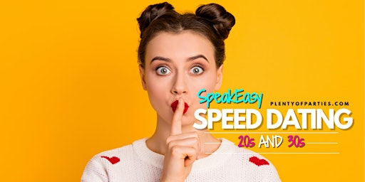 Primaire afbeelding van 20s & 30s Speed Dating for Singles | NYC Speakeasy : Sincerely, Ophelia