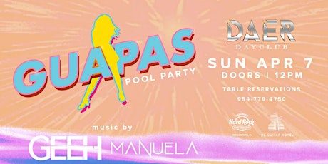 GUAPAS Pool Party at Daer Dayclub primary image