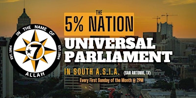 Universal Parliament - 5% Nation in SATX primary image