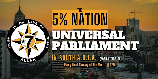 Universal Parliament - 5% Nation in SATX primary image
