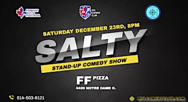 Imagem principal do evento SALTY ( STAND-UP COMEDY SHOW ) MONTREALJOKES.COM