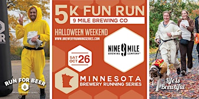 Imagem principal de Halloween Spooktacular 5k x 9 Mile Brewing Co | 2024 MN Brewery Run