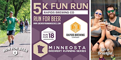 5k Beer Run x Rapids Brewing Co | 2024 MN Brewery Running Series